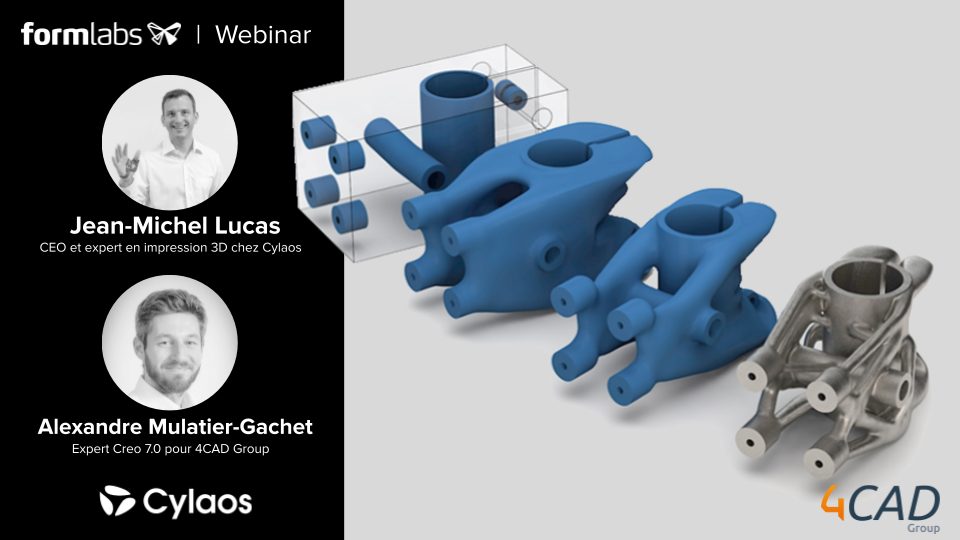 Webinaire Formlabs : Optimisation topologique de pièces mécaniques imprimées en 3D